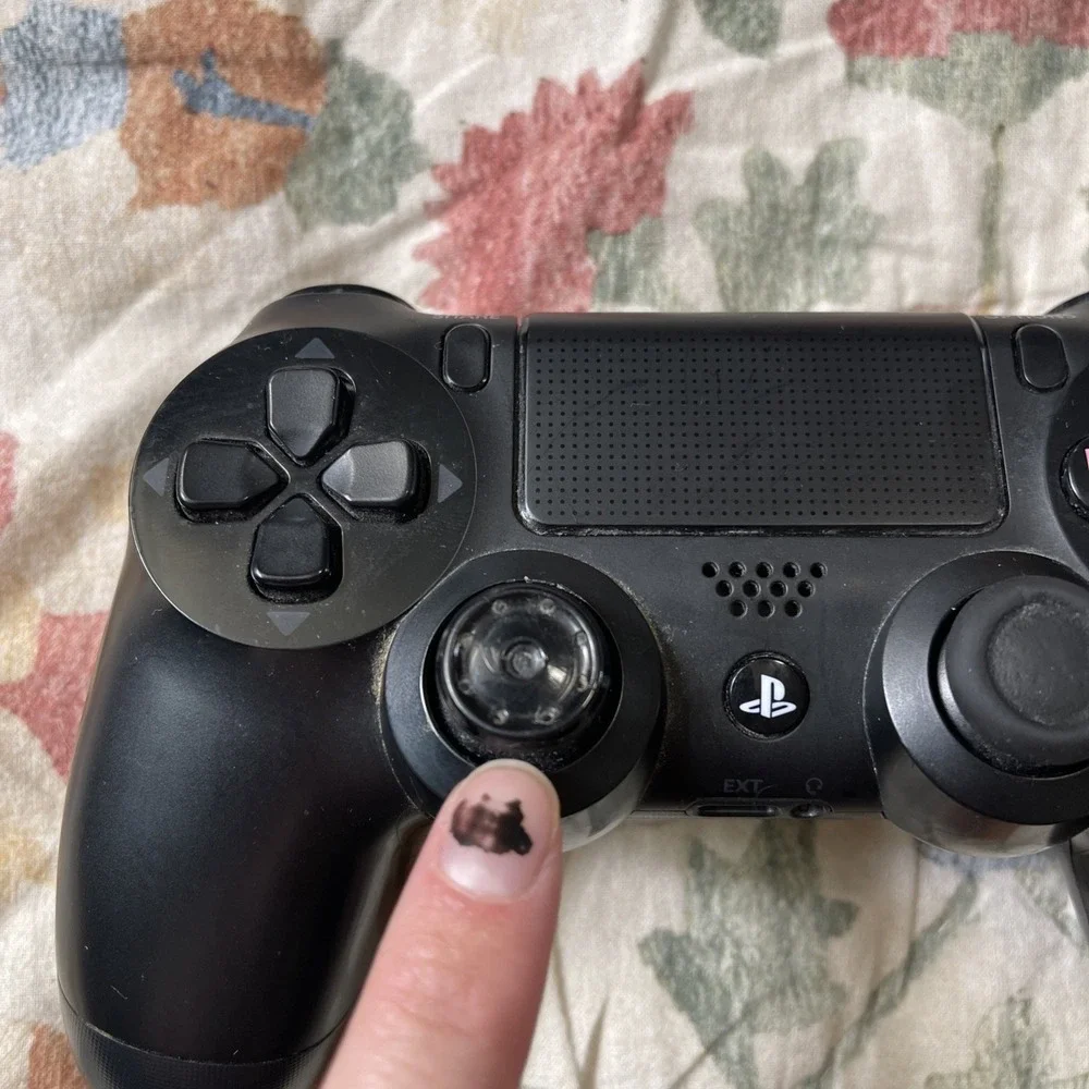 Sony PlayStation 4 PS4 DualShock 4 Wireless Controller Black CUH-ZCT1U Tested